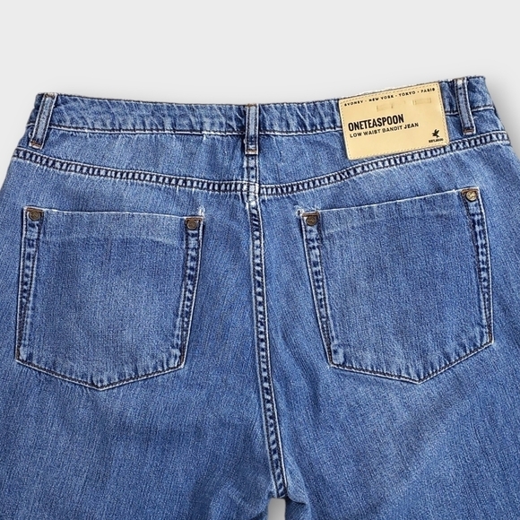 One Teaspoon Low Waist Bandit Jeans Size 32 - Picture 10 of 15